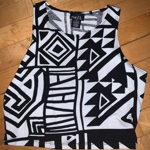 Geometric tank top